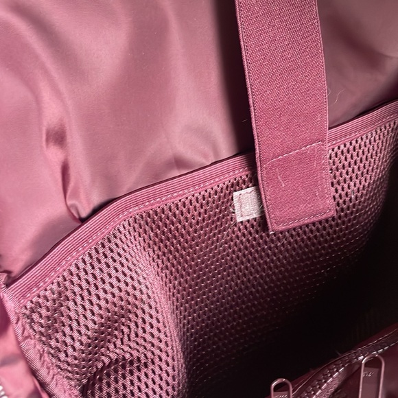 LARGE Dagne Dover DAKOTA Red Maroon Backpack Laptop bottle TRAVEL luggage bag - Picture 13 of 15